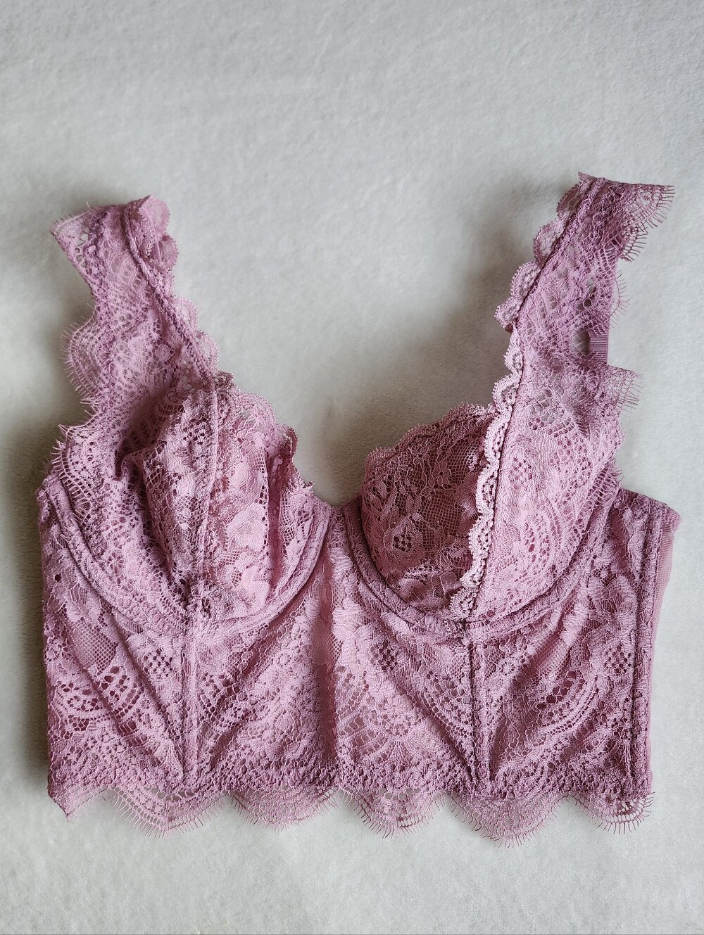 Victoria's Secret Dream Angels Laced Bra - Dusty Pink Size 32D/70D